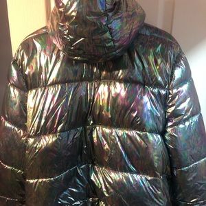 Reflective zip up jacket